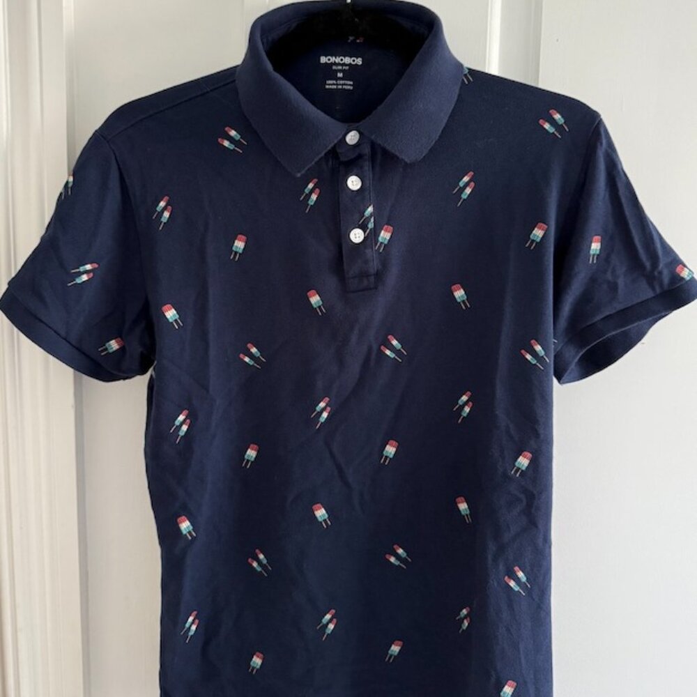 Bonobos Blue Popsicle Polo